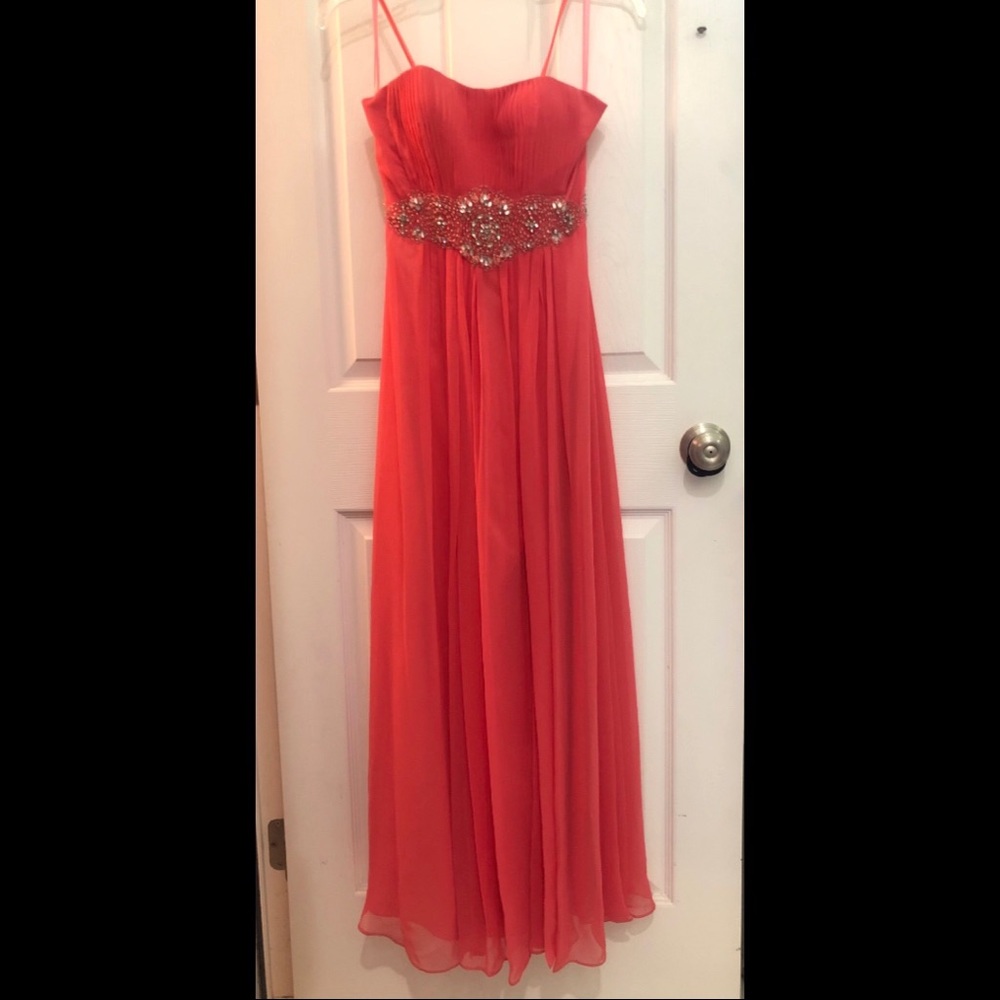 *ASK ME* Strapless Prom Dress/Evening Gown with Sheer Wrap